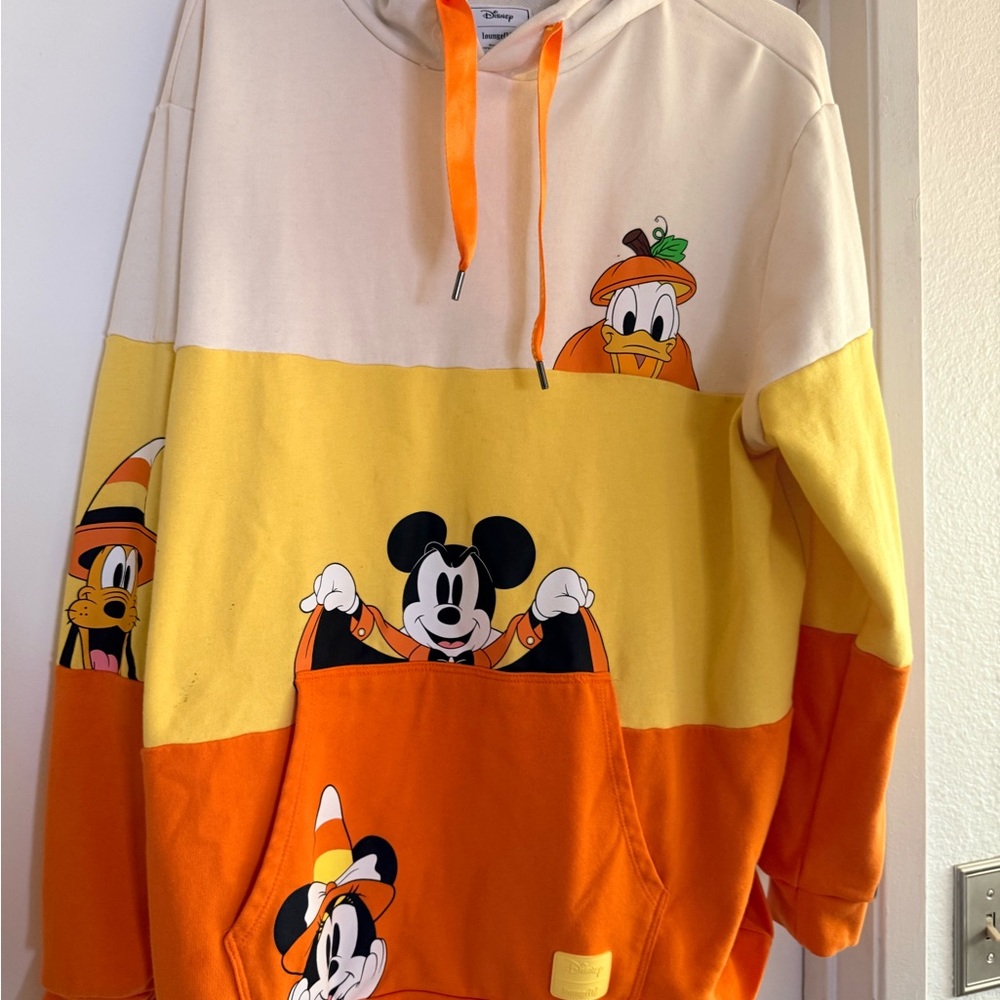 Disney Loungefly Colorblock Halloween Hoodie